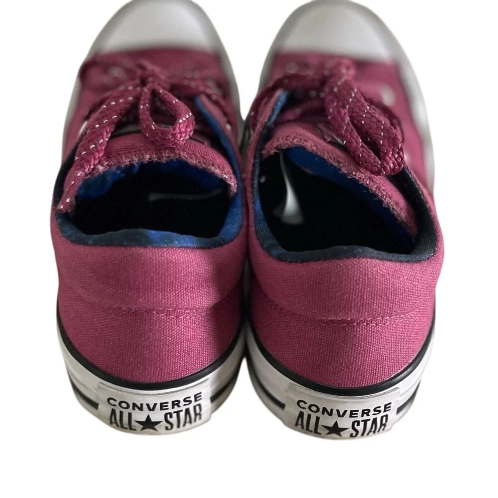 Converse‎ Chuck Taylor All Star Magenta Pink Sparkle Lace Low Top Sneakers